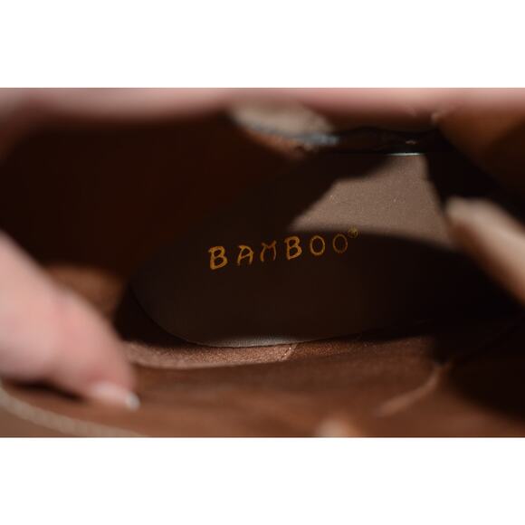 Bamboo Chunky Platform Boots Size 6 - Picture 3 of 6